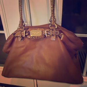 Michael Kors weekender bag with zipper close